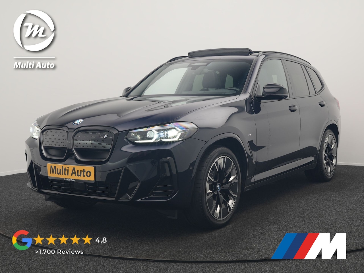 BMW iX3 - M Sport 80 kWh 286pk Dealer O.H. | Trekhaak Af Fabriek | Panodak | Head Up | Adaptive Crui - AutoWereld.nl
