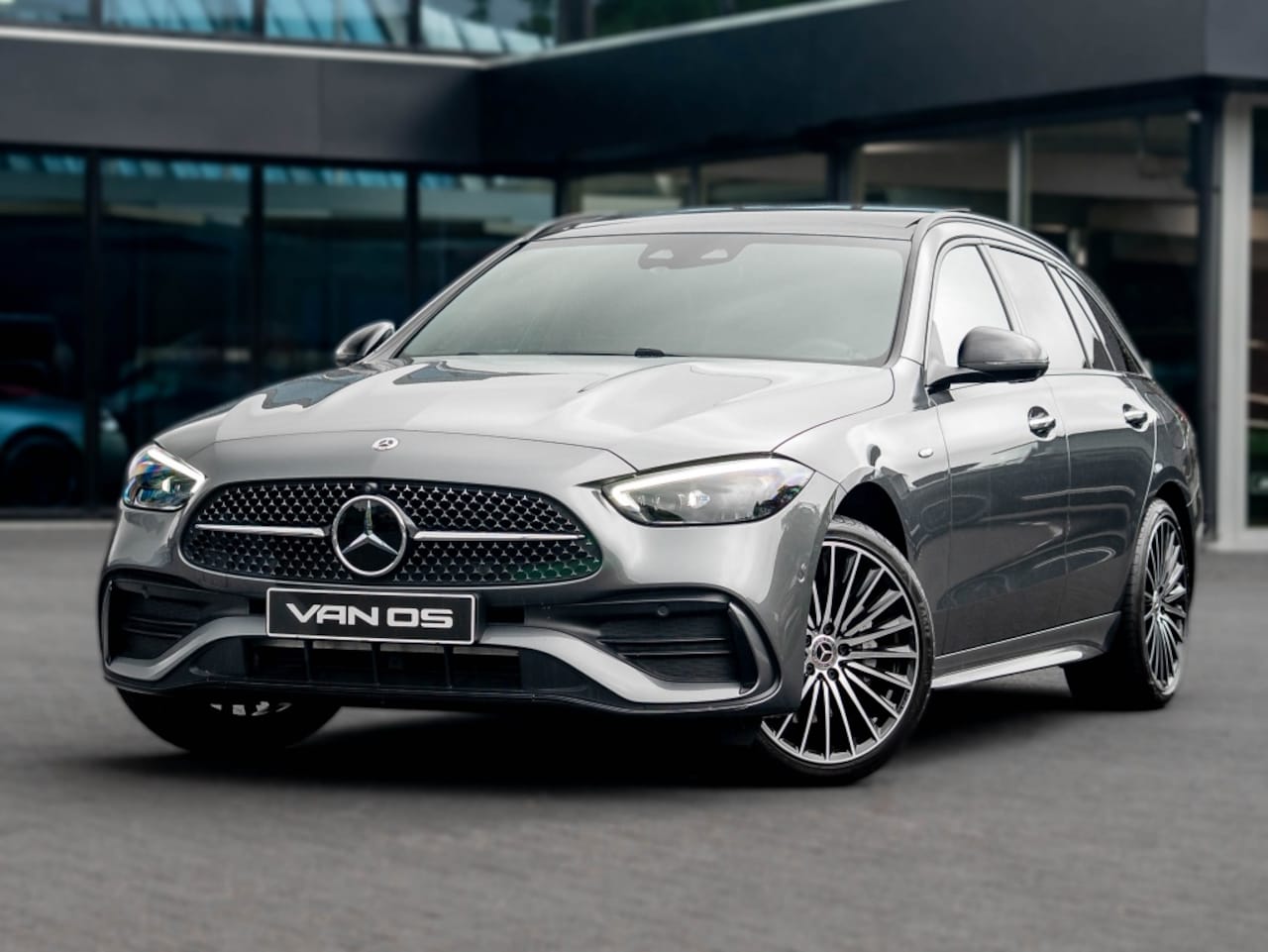 Mercedes-Benz C-klasse Estate - C 300 T e AMG Line Premium Plus | Leder | Trekhaak | Compleet - AutoWereld.nl