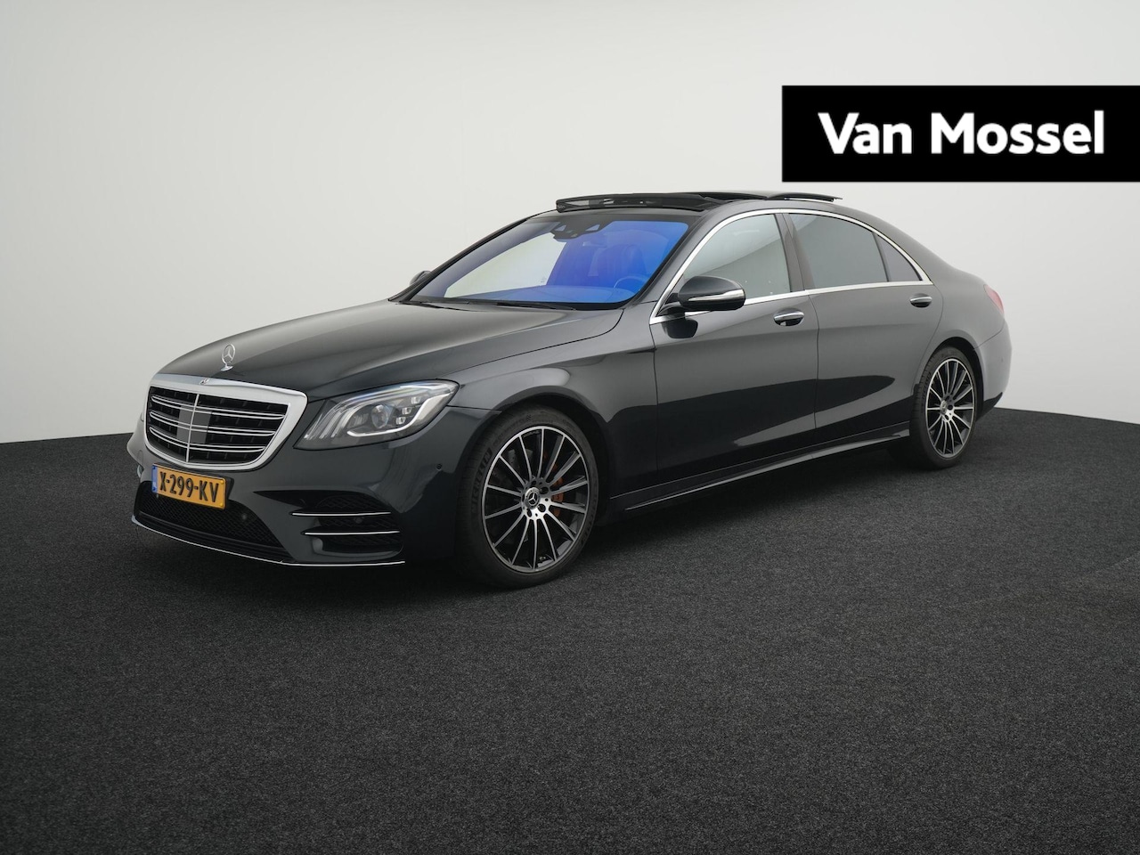 Mercedes-Benz S-klasse - 560 4Matic Lang Premium Plus | LUCHTVERING | AMG EXTERIEUR | LEDER | AMBIANTE | PANORAMADA - AutoWereld.nl