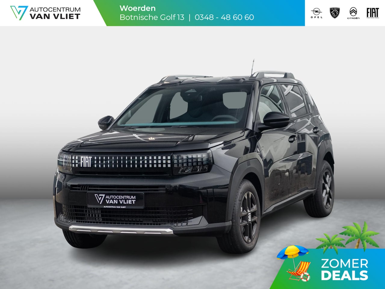 Fiat Grande Panda - 1.2 Hybrid Icon | Automaat | PDC | Airco | Apple Carplay | Cruise | Pack Style - AutoWereld.nl