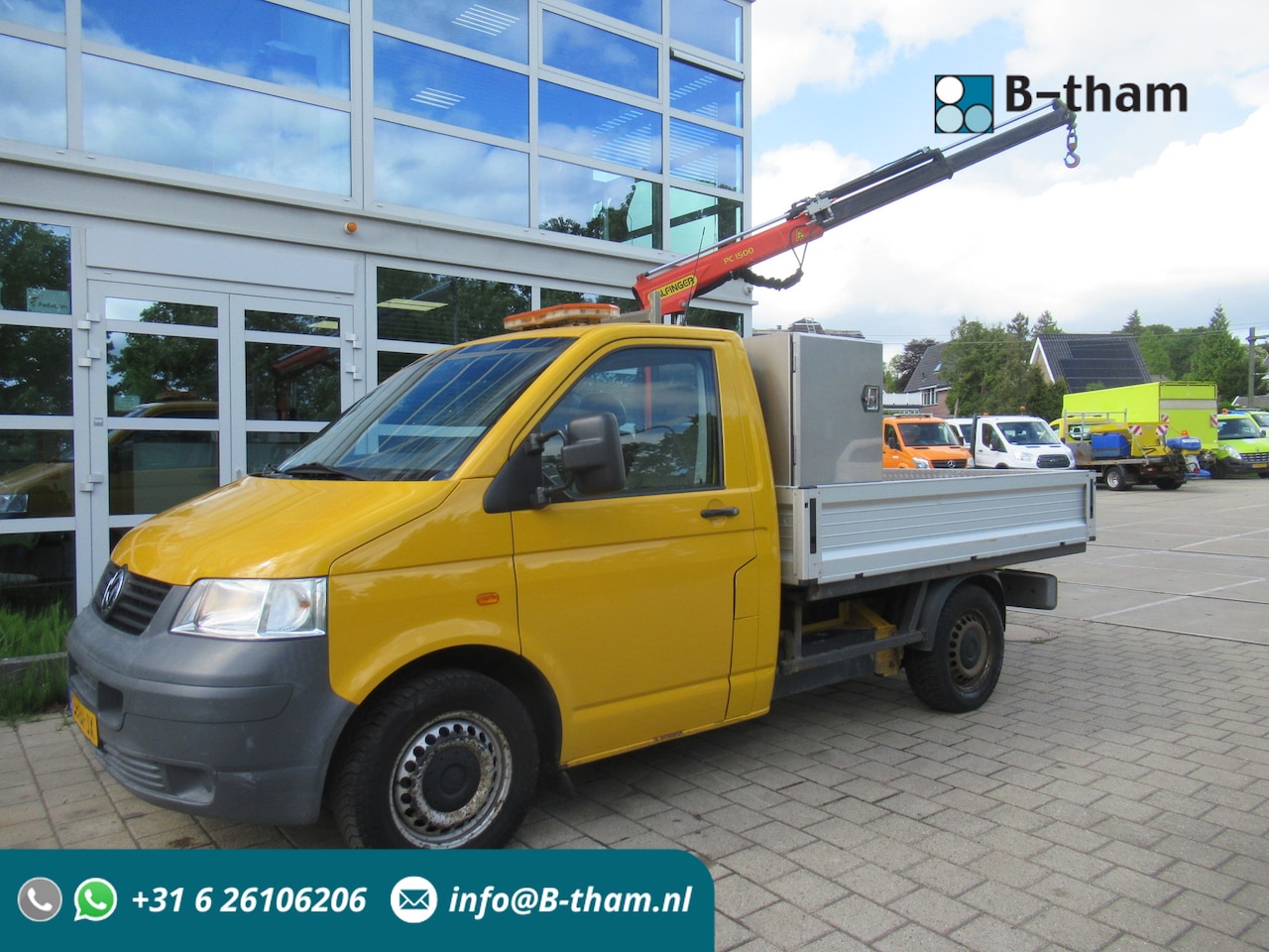 Volkswagen Transporter - 2.5 TDI 96KW 300 + Palfinger PC1500 Kraan Kran Crane - AutoWereld.nl
