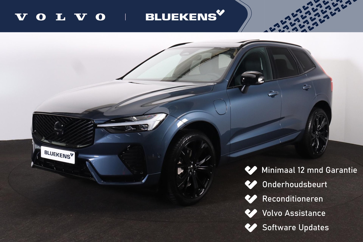 Volvo XC60 - T6 Recharge AWD Plus Black Edition - Panorama/schuifdak - IntelliSafe Assist & Surround - - AutoWereld.nl