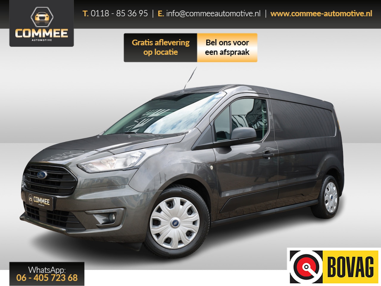 Ford Transit Connect - 1.5 EcoBlue L2 Trend 3 zits 120PK Automaat - AutoWereld.nl
