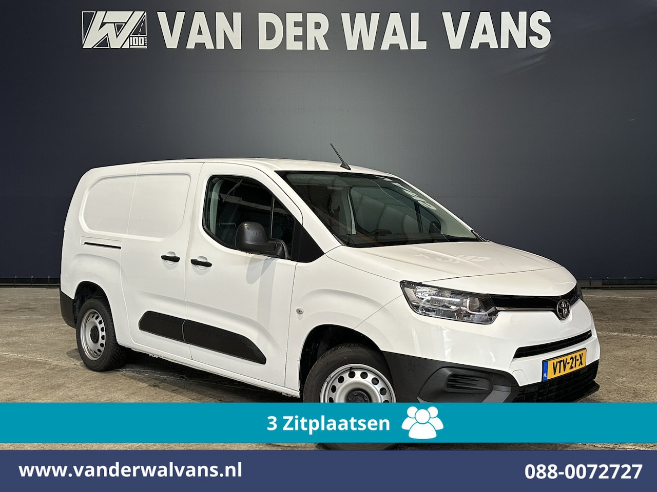 Toyota ProAce City - 1.5 D-4D 102pk L2H1 Euro6 Airco | 3-Zits | Cruisecontrol | Trekhaak Bijrijdersbank - AutoWereld.nl