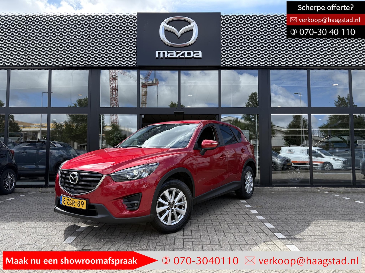 Mazda CX-5 - 2.0 SkyActiv-G 165 Skylease GT 2WD Dealer onderhouden / Trekhaak / NL auto / Navigatie / L - AutoWereld.nl