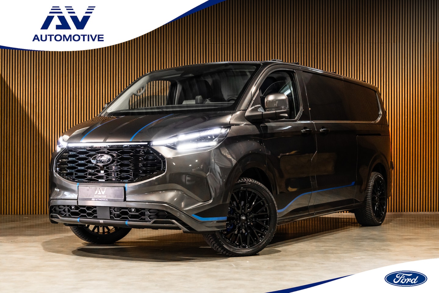 Ford Transit Custom - E-Transit 340 L2H1 Sport 65 kWh | 350 KM Range | 360 Camera | Driving Assistant | L+R Schu - AutoWereld.nl