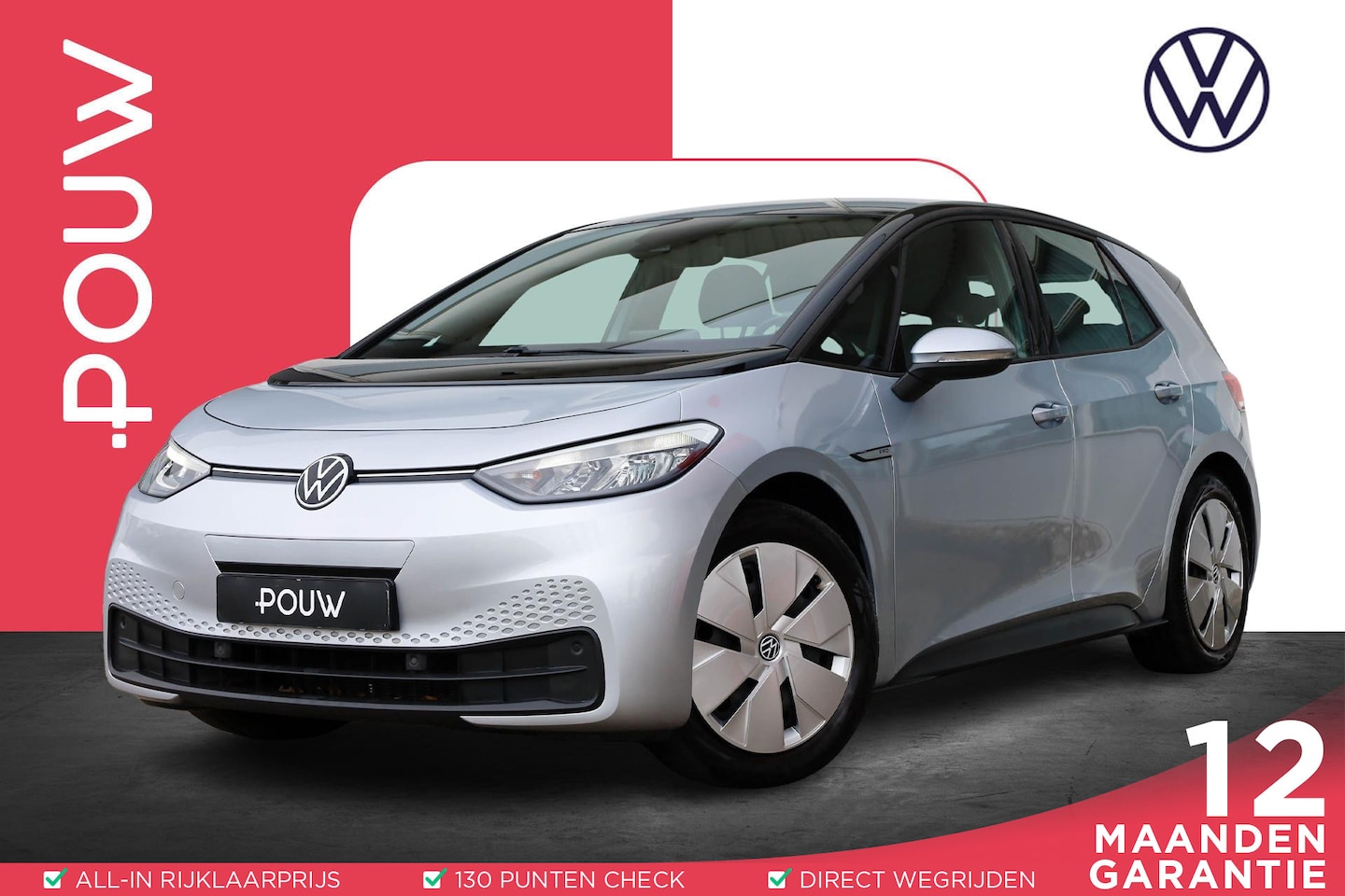 Volkswagen ID.3 - 204pk Life 58 kWh | SoH 94% | Parkeersensoren | Stoelverwarming | Cruise Control Adaptief - AutoWereld.nl