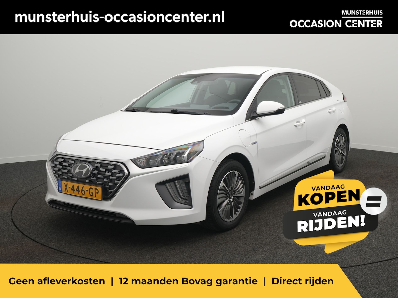 Hyundai IONIQ - 1.6 GDi PHEV Comfort - RIJKLAARPRIJS - Plug-in Hybride - Adaptieve Cruise Control - Achter - AutoWereld.nl
