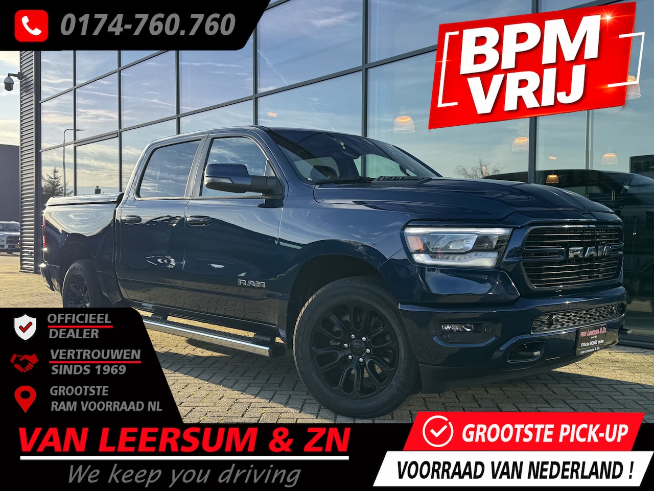 Dodge Ram 1500 - Laramie Sport | Alpine | Wireless Apple Carplay | Bedslide - AutoWereld.nl