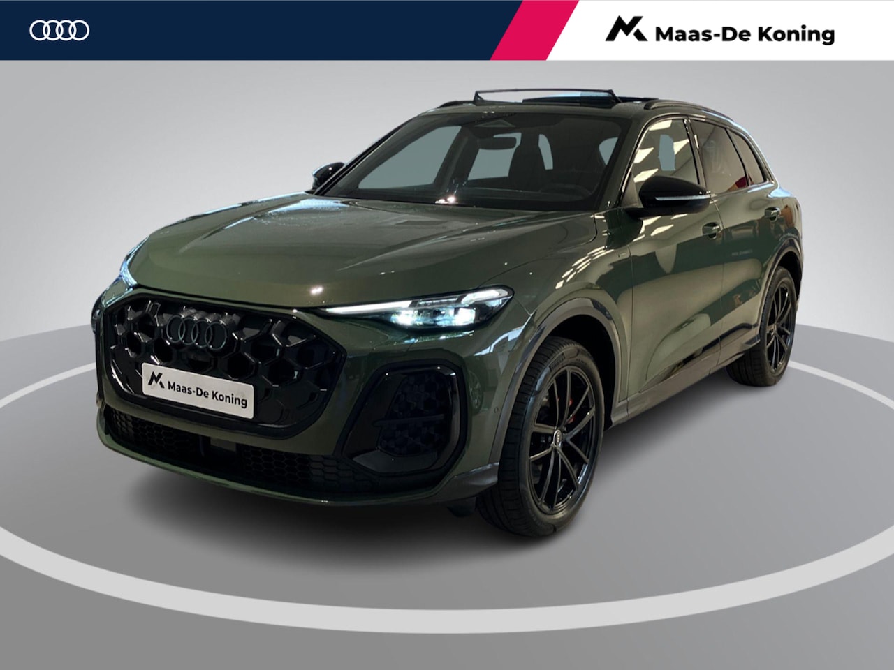 Audi Q5 - S Line 220kW/299PK e-hybrid quattro · Panoramadak · 360°Camera · Trekhaak  Drive select · - AutoWereld.nl