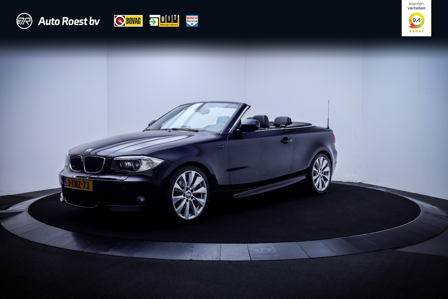 BMW 1-serie Cabrio - 118iA M-Sport Edition XENON | LEDER | STOELVERW | NAVI PROF | LMV 18'' | SPORTSTOELEN | CR - AutoWereld.nl
