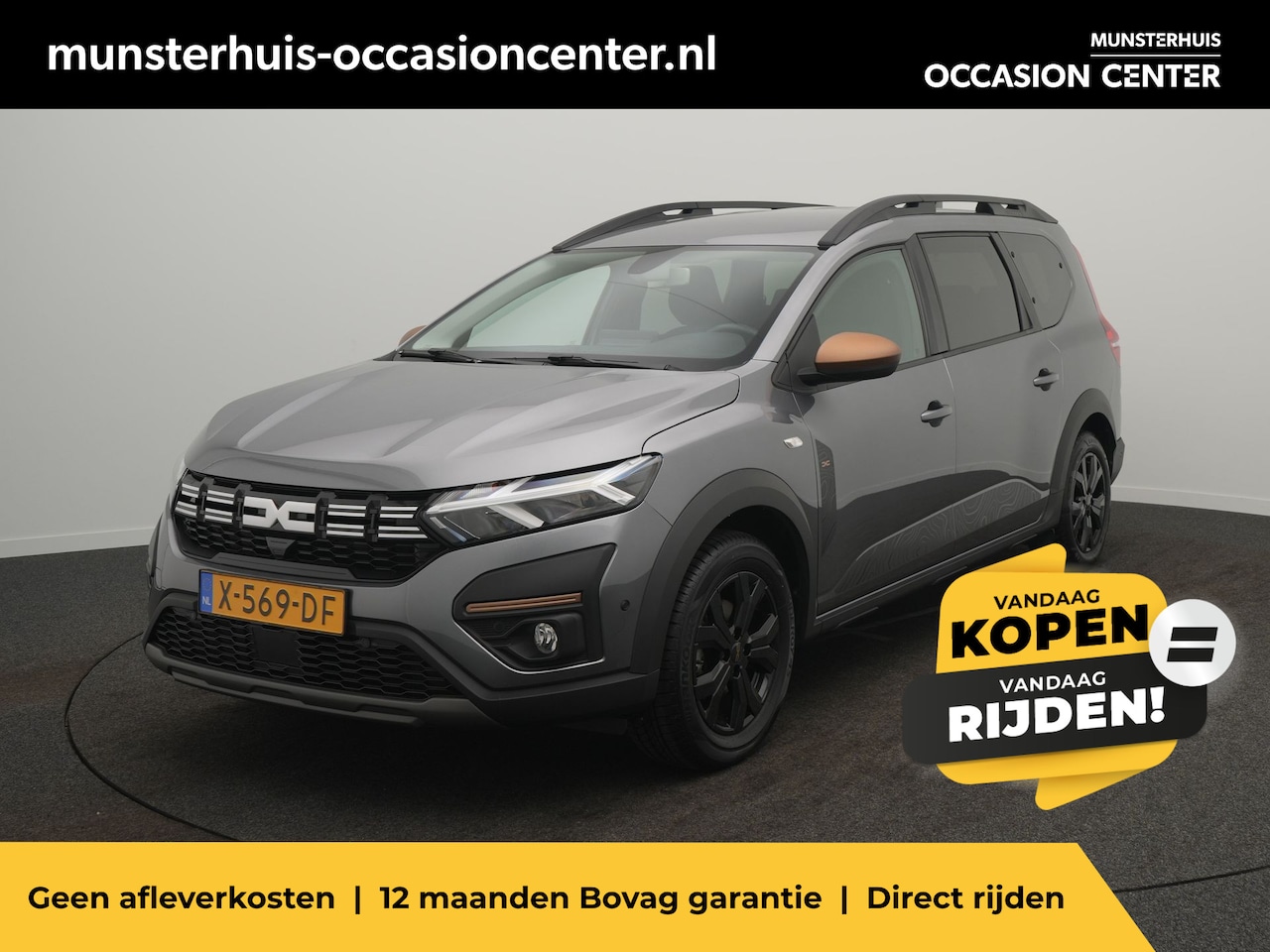 Dacia Jogger - 1.6 Hybrid 140 Extreme 7p. - RIJKLAARPRIJS - 7-persoons - All Seasonbanden - Afneembare Tr - AutoWereld.nl