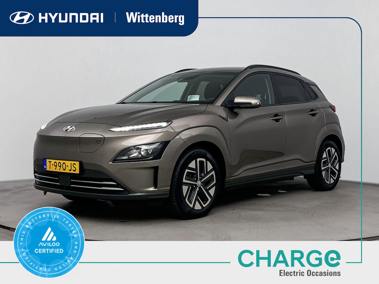 Hyundai Kona Electric - EV Fashion 64 kWh | SoH 95,7% | WLTP 484km | All Season | Head-up display | Dodehoek | Nav - AutoWereld.nl