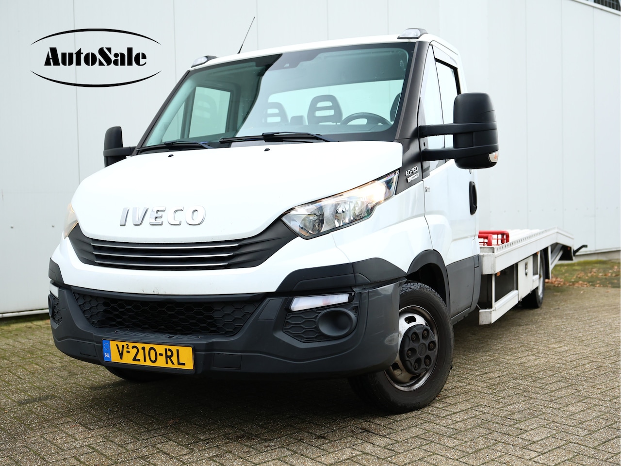 Iveco Daily - 40C16 Tijhof Oprijwagen AUTOMAAT AIRCO 2018 EX BTW - AutoWereld.nl