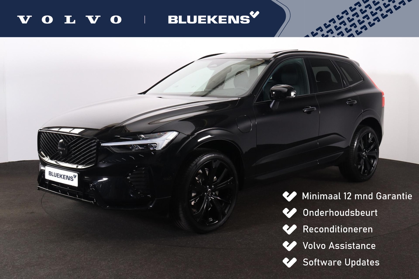Volvo XC60 - T6 Recharge AWD Plus Black Edition - Panorama/schuifdak - IntelliSafe Assist & Surround - - AutoWereld.nl