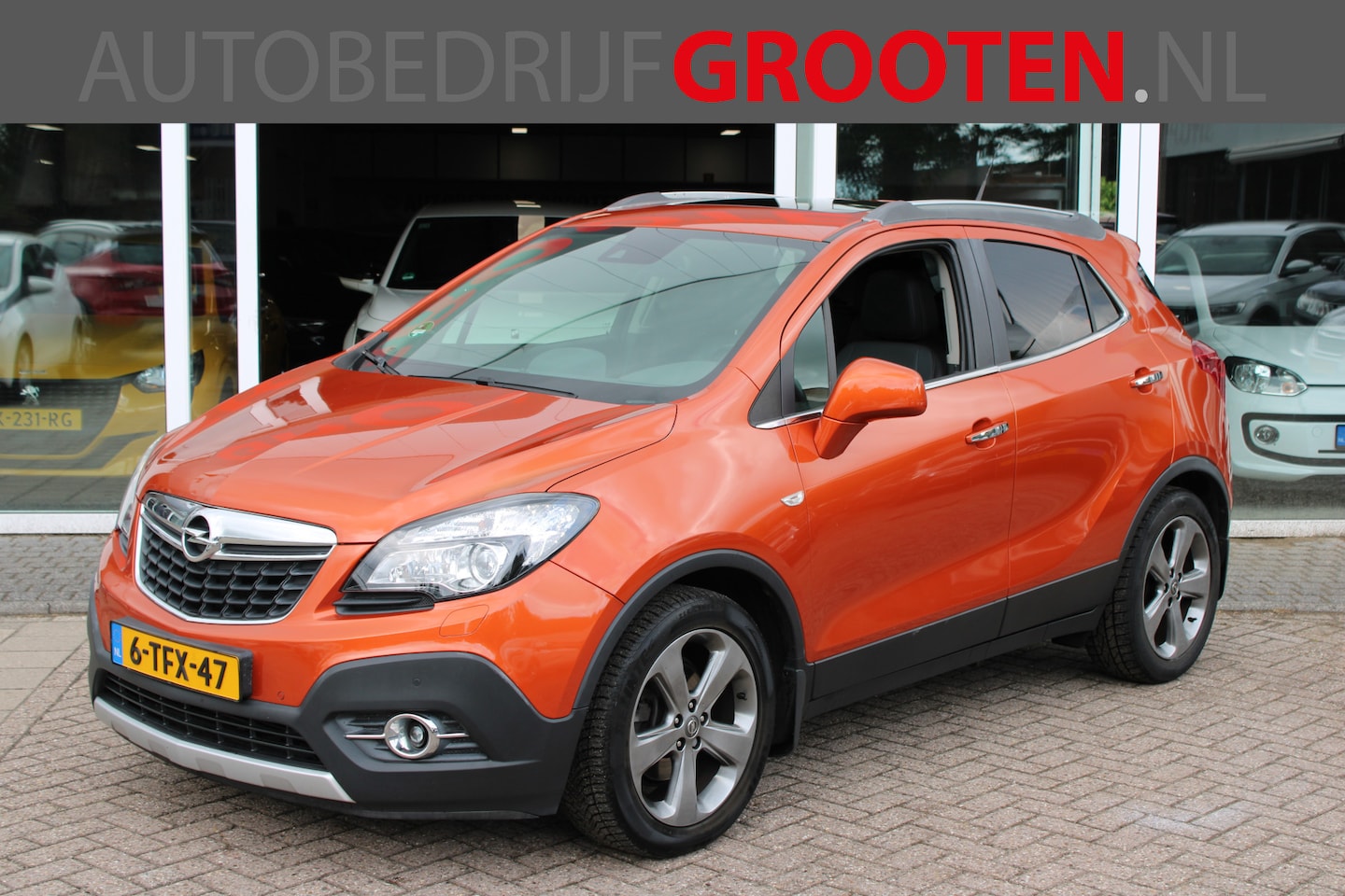Opel Mokka - 1.4 T Cosmo//Stoel+stuur verwarming//Trekhaak//Schuidak!! - AutoWereld.nl