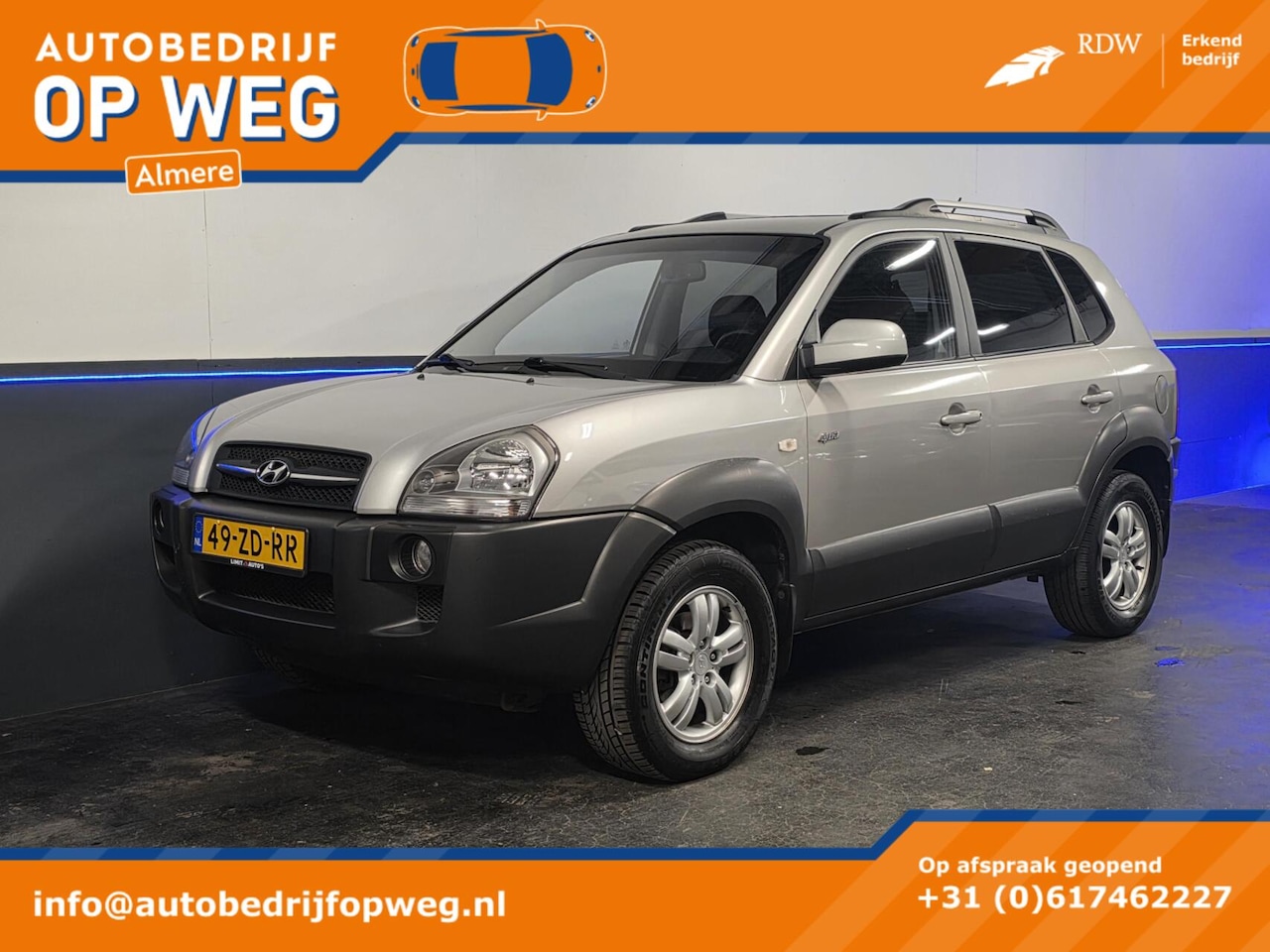 Hyundai Tucson - 2.7i V6 4WD Style | Automaat | 4WD | Leder | Trekhaak | Dakraam - AutoWereld.nl
