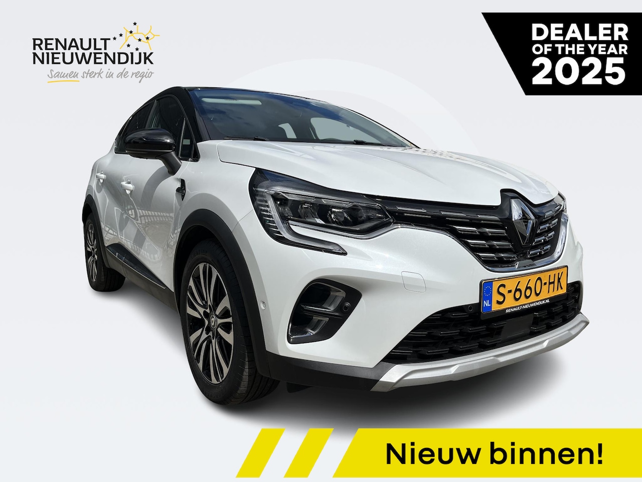 Renault Captur - 1.6 E-Tech plug-in hybrid 160 iconic AUTOMAAT l LEDER INTERIEUR l CAMERA 360 l BIJ ONS DEA - AutoWereld.nl