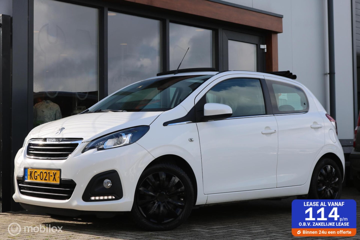 Peugeot 108 - 1.0 e-VTi Active TOP! | Airco | Cabrio | NAP - AutoWereld.nl