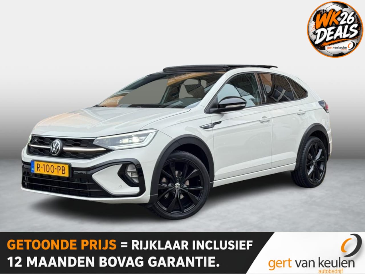 Volkswagen Taigo - 1.0 TSI DSG AUTOMAAT R-LINE SPORT PANODAK/LED/ACC/NL-AUTO/1E EIG. - AutoWereld.nl