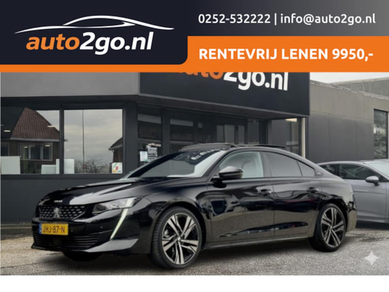 Peugeot 508 - 1.2 AUT8 GT-Line BLACK-EDITION PANODAK LEDER NAVI CAMERA APPLE-CARPLAY LED 19 INCH-LMV PDC - AutoWereld.nl