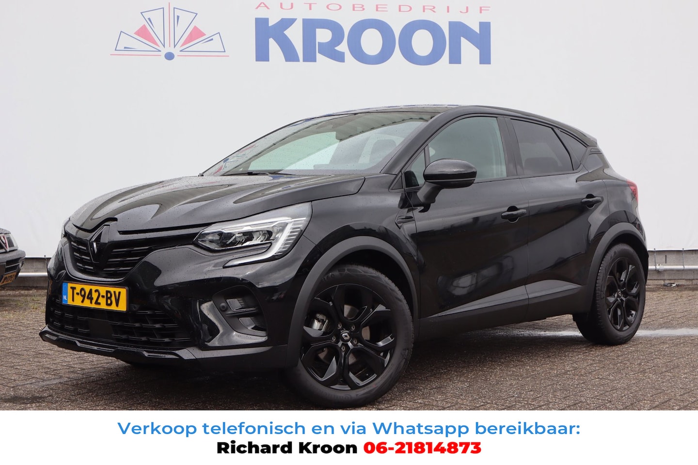 Renault Captur - 1.6 E-Tech full hybrid 145 iconic Automaat I Trekhaak I Black Edition - AutoWereld.nl