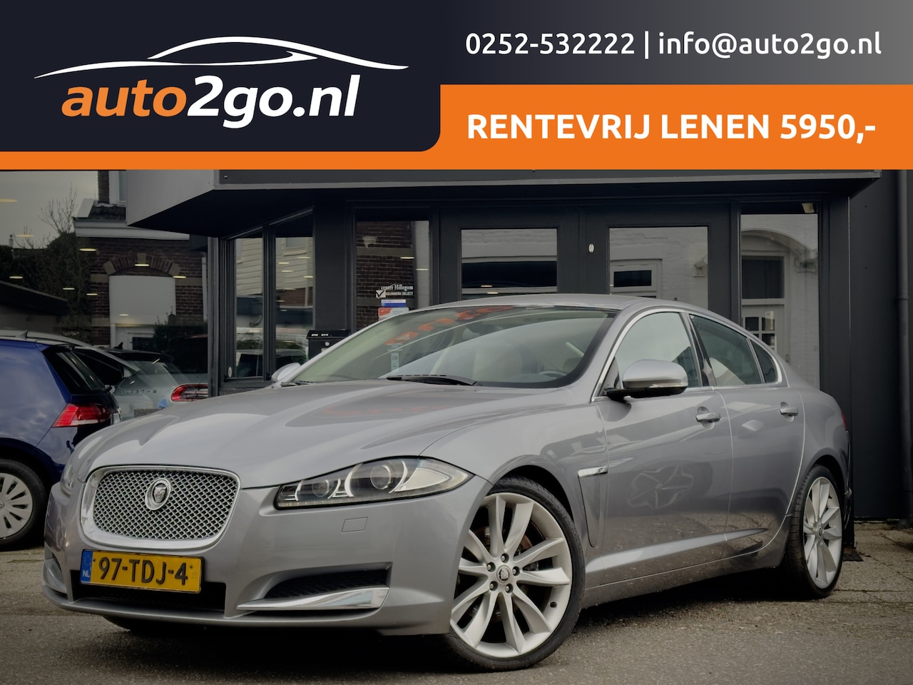 Jaguar XF - 3.0D AUTOM VOL LEDER NAVI LED 20 INCH-LMV PDC ETC - AutoWereld.nl