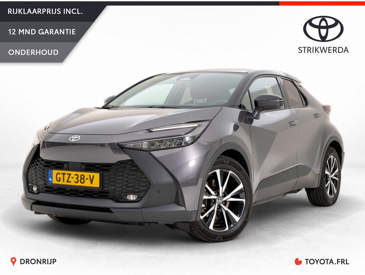 Toyota C-HR - 2.0 Plug-in Hybrid 220 Dynamic | Stoel- Stuurverwarming | Dodehoek | PDC V+A | Camera | Na - AutoWereld.nl