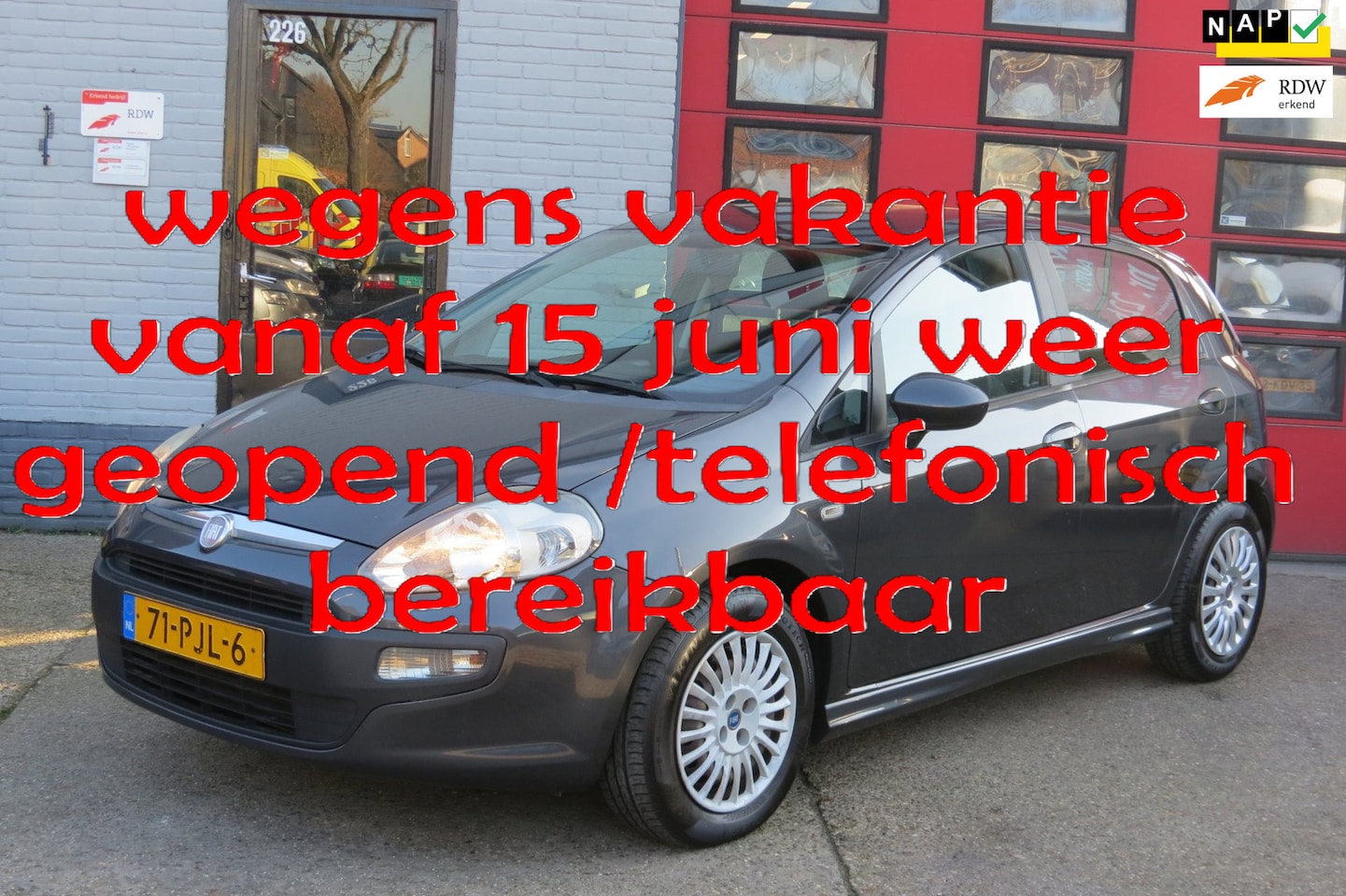 Fiat Punto Evo - 1.3 M-Jet Dynamic 1.3 M-Jet Dynamic , 5 DEURS , AIRCO . NWE APK - AutoWereld.nl