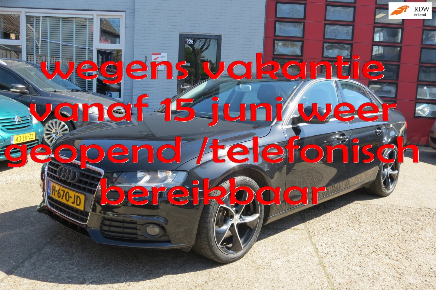 Audi A4 Limousine - 1.8 TFSI , Airco ,18 " INCH , Nwe APK - AutoWereld.nl