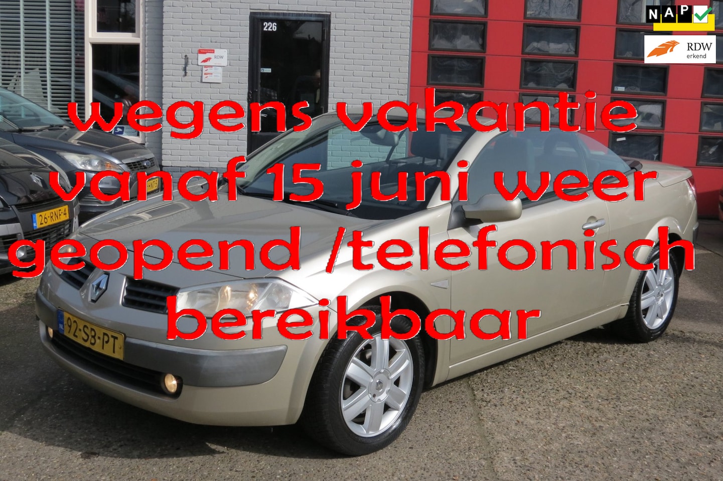 Renault Mégane coupé cabriolet - 1.6-16V Privilège Luxe 1.6-16V Privilège Luxe . - AutoWereld.nl