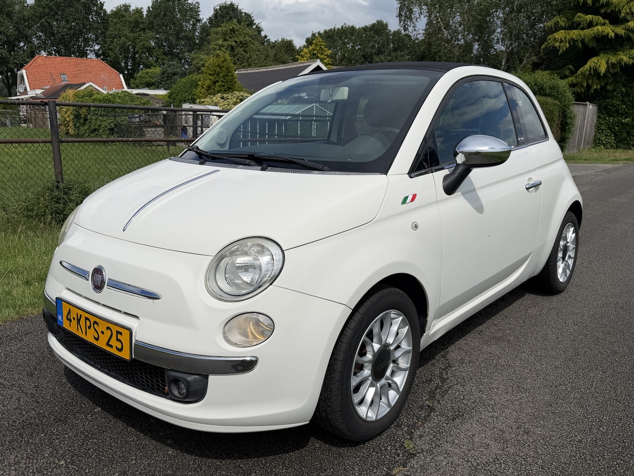 Fiat 500 C - 0.9 TwinAir Lounge CABRIO /LEER/AIRCO/AUTOMAAT/ 92.000km!! - AutoWereld.nl