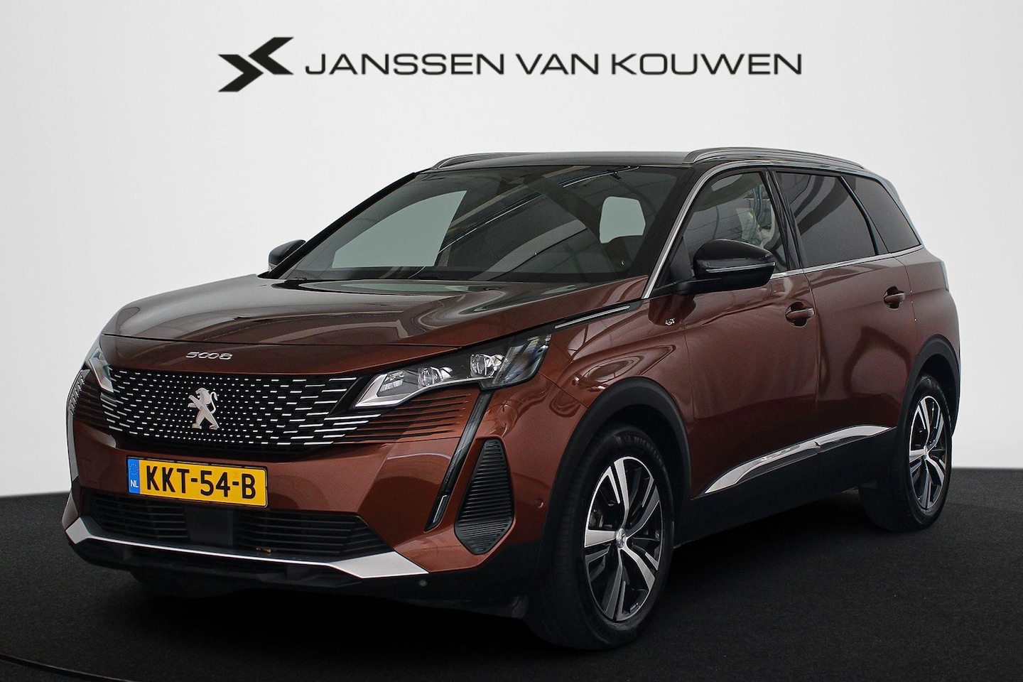 Peugeot 5008 - 1.2 Hybrid 136 GT Achteruitrijcamera Keyless Navigatie Apple CarPlay - AutoWereld.nl