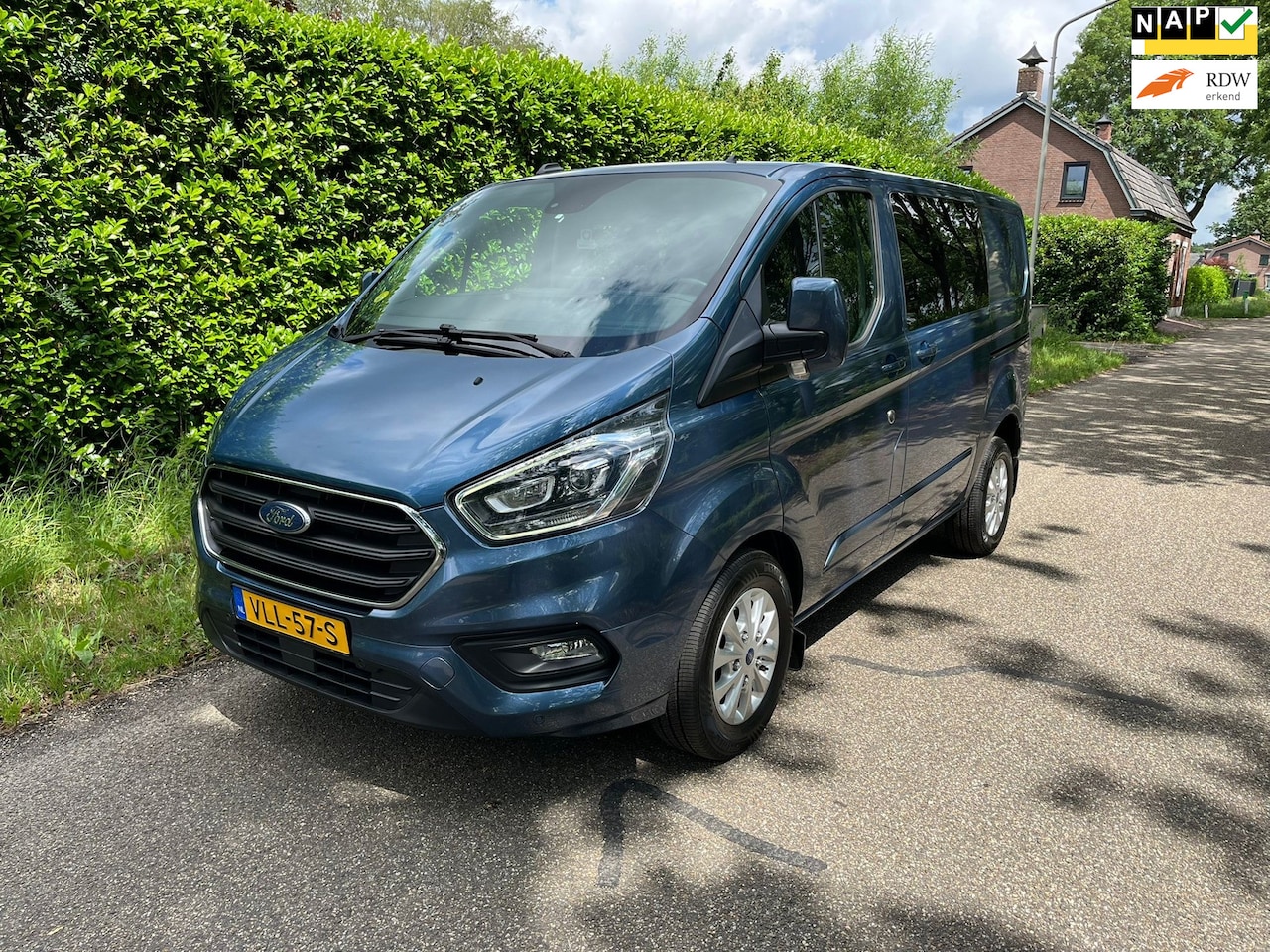 Ford Transit Custom - 280 2.0 TDCI L1H1 Limited DC grote beurt nieuwe banden distributie riem vernieuwd - AutoWereld.nl