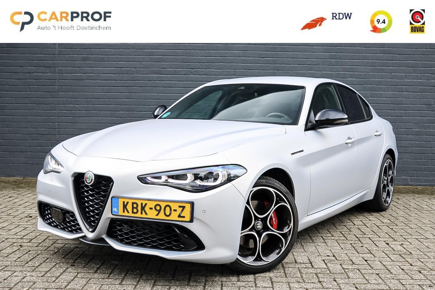 Alfa Romeo Giulia - 2.0 Competizione Q4 / H&K / CARPLAY / ADAPT. SCHOKBREK. / ADAPT. CRUISE - AutoWereld.nl