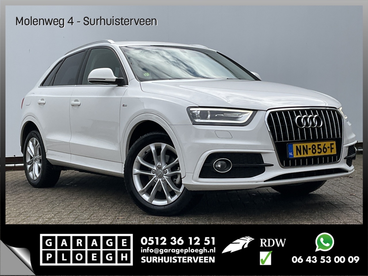 Audi Q3 - 1.4 TFSI Sport Edition S-Line Trekhaak Stoelverw Keyless Cruise Led Voll.Onderhouden! - AutoWereld.nl