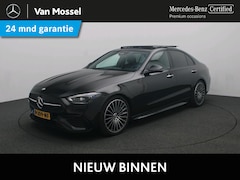 Mercedes-Benz C-klasse - 180 AMG Line Panoramadak / Memory Seats / Keyless / Nightpakket / Sfeerverlichting /