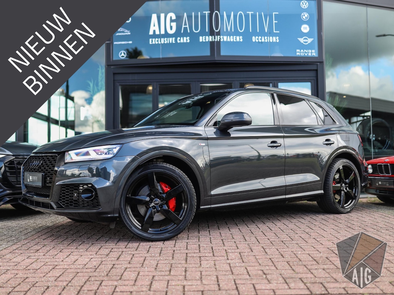 Audi Q5 - 55 TFSI e quattro Competition | S-Line | Luchtvering | Leder | Pano - AutoWereld.nl