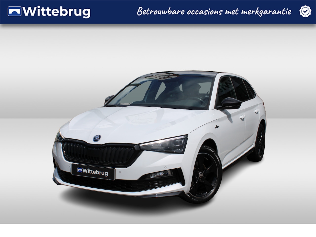 Skoda Scala - 1.0 TSI 110pk Monte Carlo DSG Automaat / Panorama dak / Navigatie by APP / LM 17 inch / Fu - AutoWereld.nl