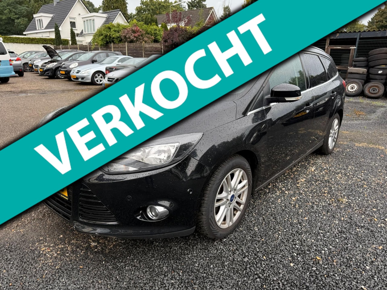 Ford Focus Wagon - 1.0 EcoBoost Titanium ECC NAVI CRUISE LEDER LMV *MOTORPROBLEEM* - AutoWereld.nl
