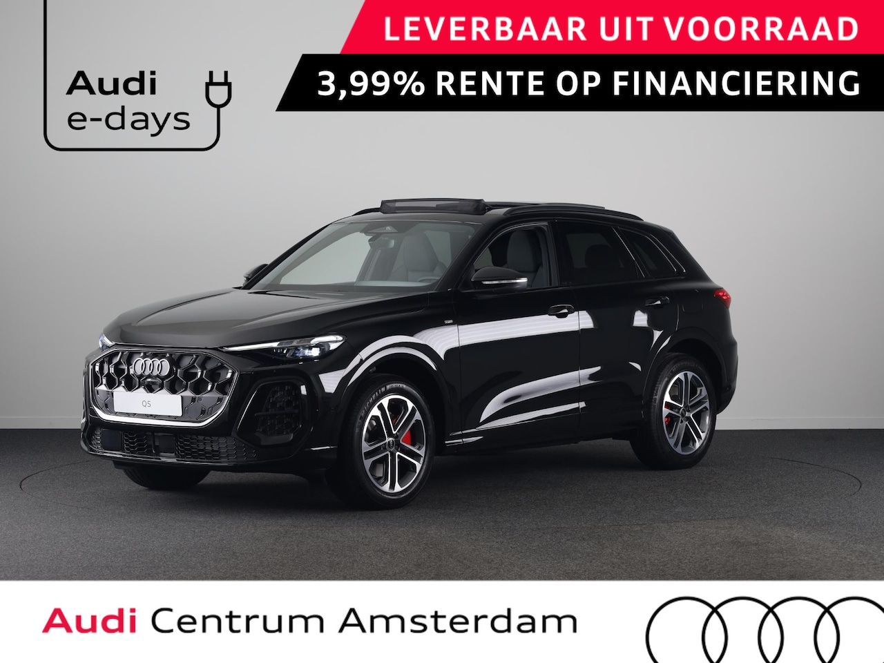Audi Q5 - S edition e-hybrid 299 pk | Techniekpakket plus | Panorama-glasdak | Optiekpakket zwart-gl - AutoWereld.nl