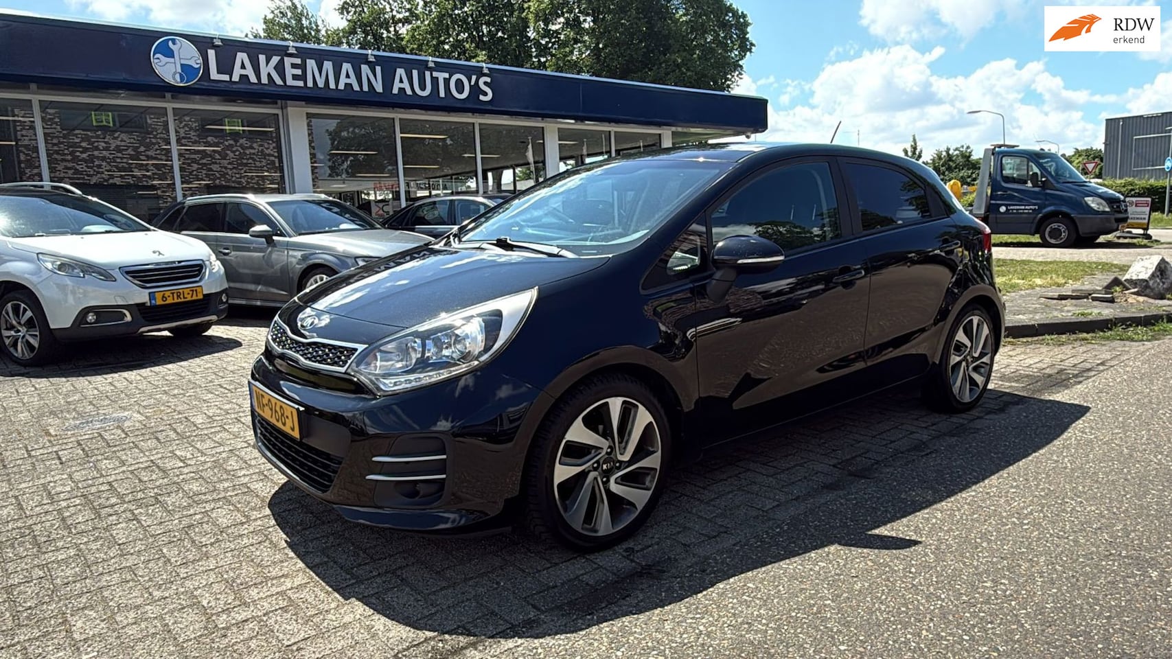 Kia Rio - 1.2 CVVT ExecutiveLine Blackline Navi Camera Huurkoop Inruil APK Garantie - AutoWereld.nl