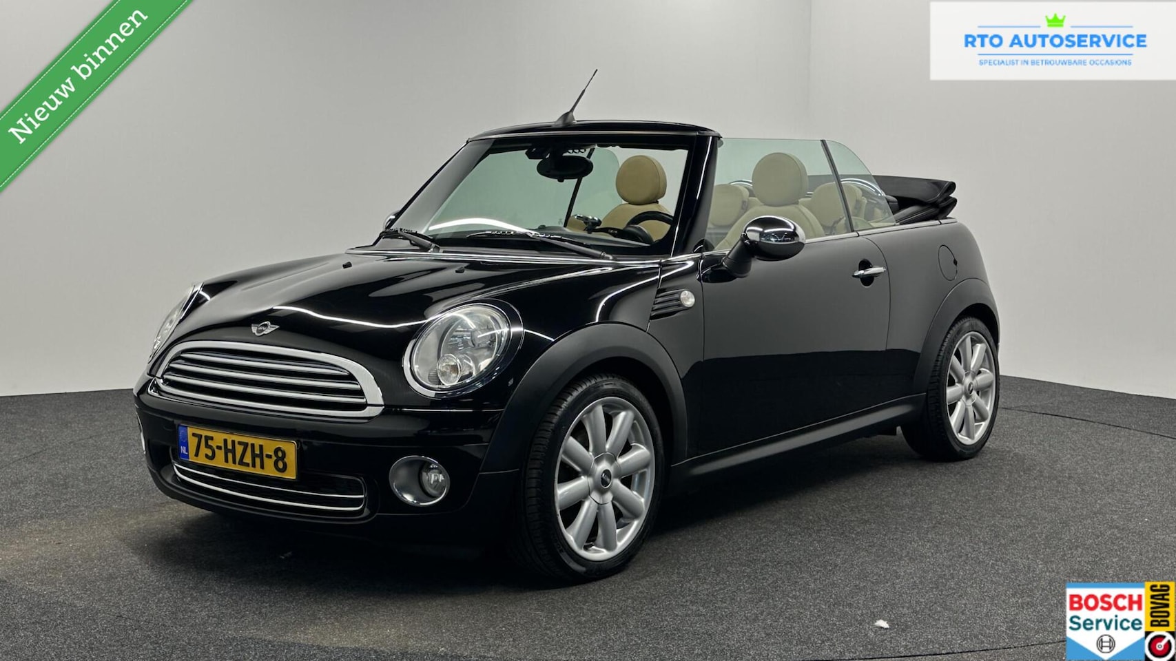 MINI Cabrio - 1.6 Cooper Chili AIRCO CRUISE LM LEDER STOELVERWARMING. - AutoWereld.nl