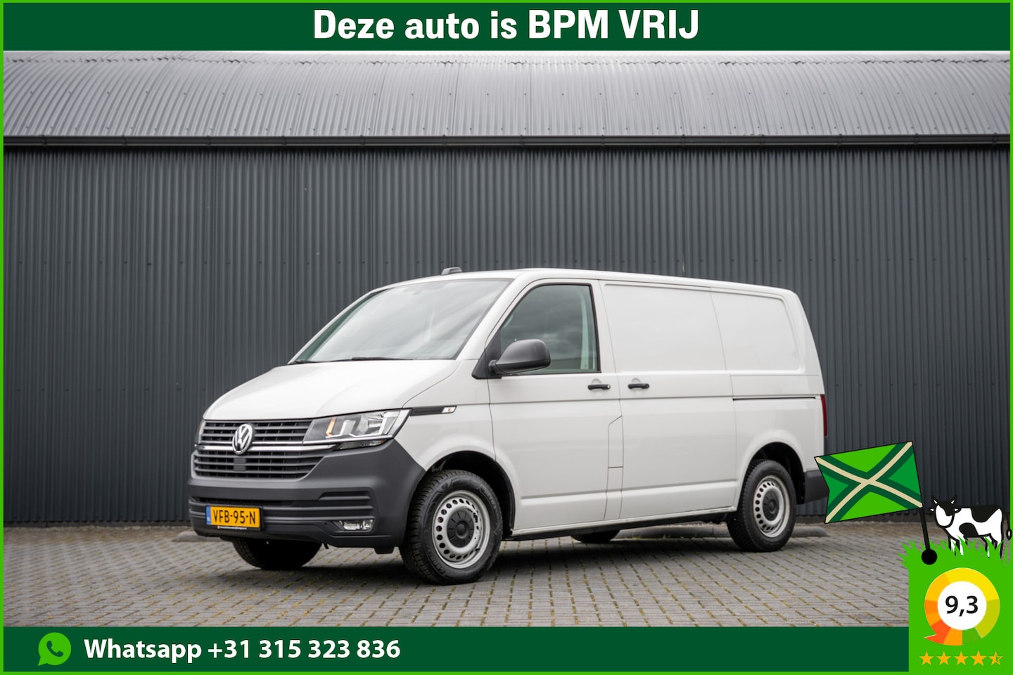 Volkswagen Transporter - T6.1 2.0 TDI L1H1 | 150 PK | Automaat | 1e Eigenaar | Cruise | Carplay | Zijschuifdeur R+L - AutoWereld.nl