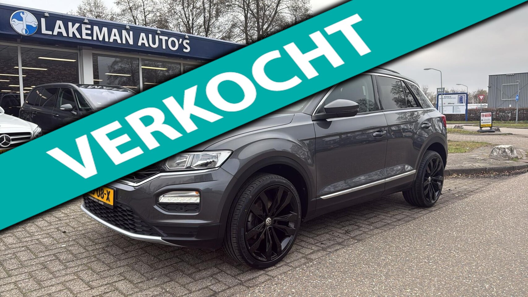 Volkswagen T-Roc - 1.0 TSI Style Greyline Sport Pano Navi Huurkoop Inruil APK Garantie - AutoWereld.nl