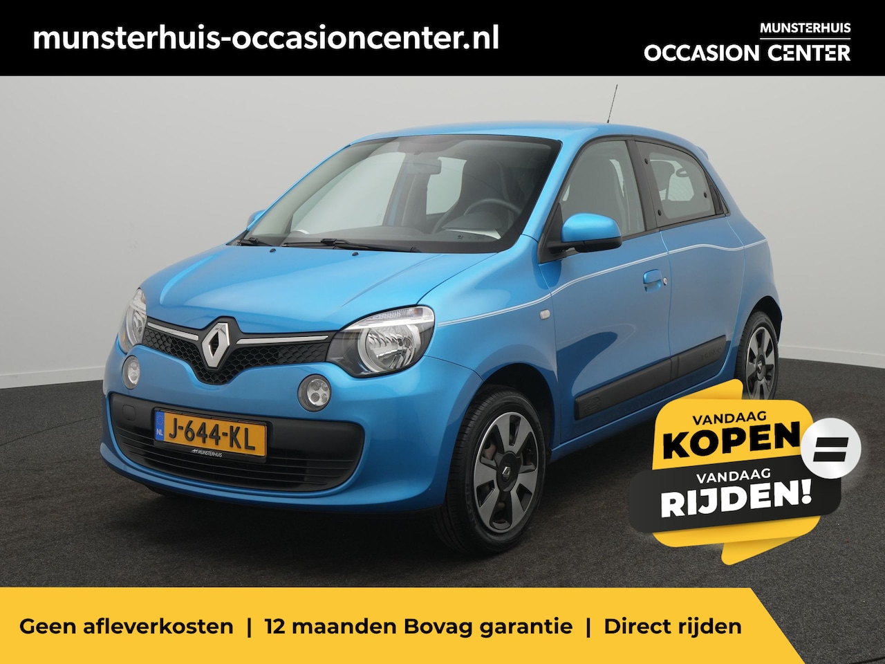 Renault Twingo - SCe 70 Dynamique - RIJKLAARPRIJS - Airco - Bluetooth - In hoogte verstelbare stoel - Parke - AutoWereld.nl