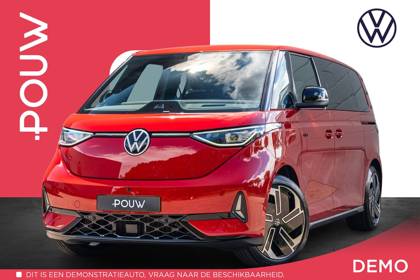 Volkswagen ID. Buzz - GTX 340pk 4MOTION 86 kWh LWB 7p. Panoramadak | Open & Close Pakket | Trekhaak | 21" Velgen - AutoWereld.nl