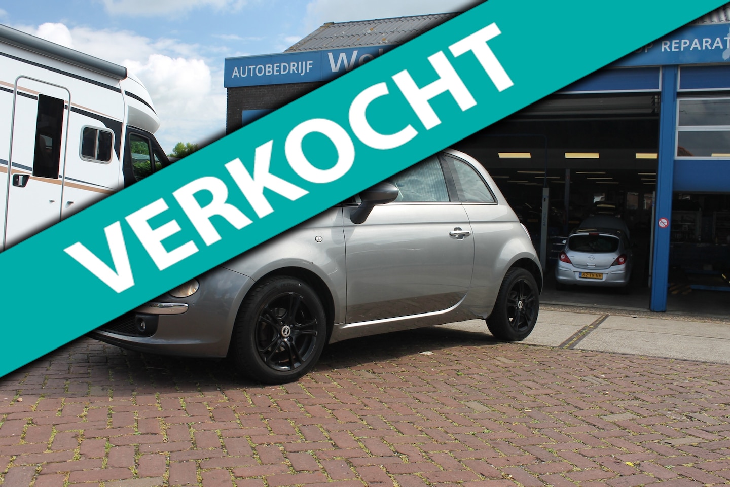 Fiat 500 - 1.2 Bicolore pano dak airco mooie gave 500 - AutoWereld.nl