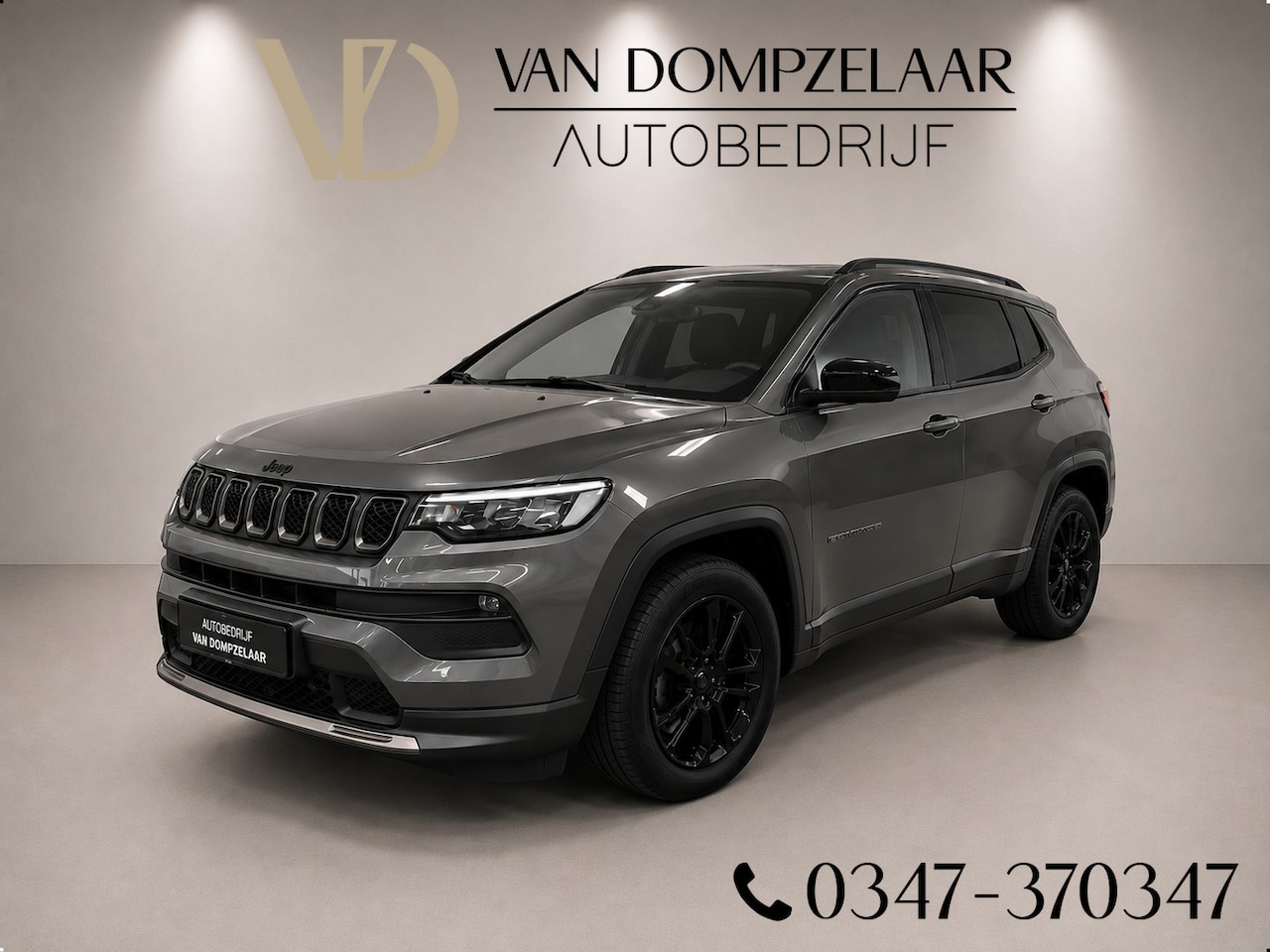 Jeep Compass - 4xe 240 PK / PLUG-IN HYBRID ELECTRIC / UPLAND / NAVI / LEDER / STOEL-STUURVERW. / - AutoWereld.nl