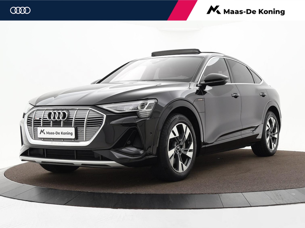 Audi e-tron Sportback - 55 Quattro S edition 95 kWh / 408pk · SOH 98% · Panoramadak · Luchtvering · Camera · B&O S - AutoWereld.nl